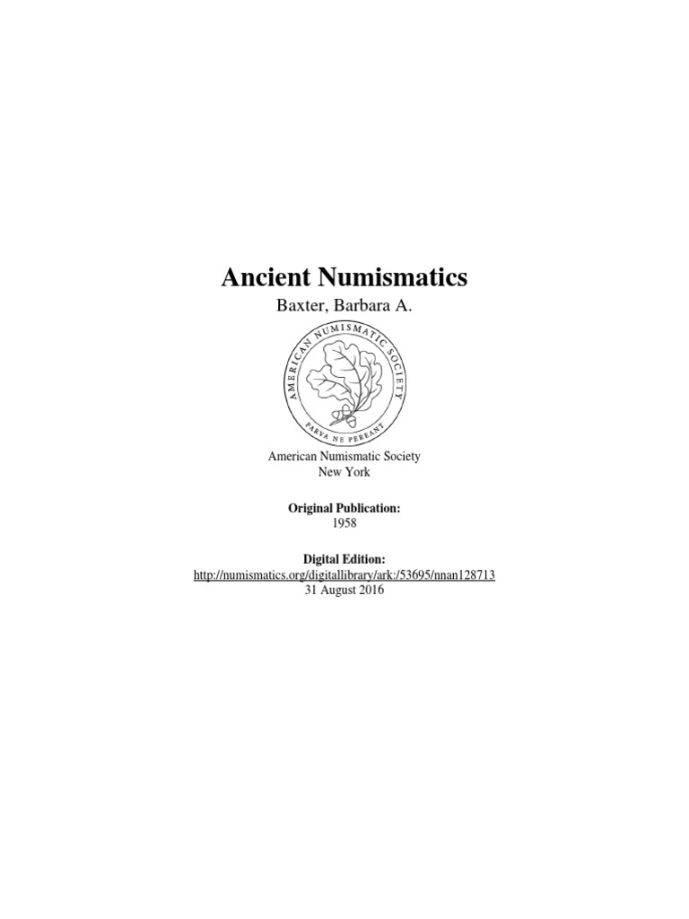 Ancient Numismatics | PDF | Numismatics | Coins