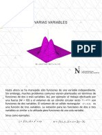 Sesión 01: Funciones de Varias Variables