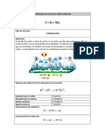 Fichas para Reacciones Redox