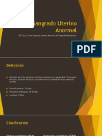 Sangrado Uterino Anormal No Anatómico