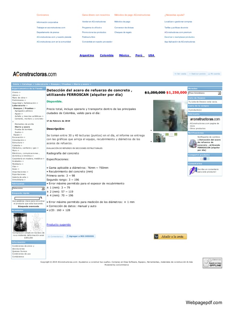 Ferroscan 1550335624 | PDF | Materiales | Ingeniería de Edificación