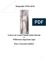 Saint-Martin - Lettres À Willermoz (Frances) PDF