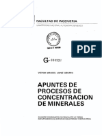 Apuntes de Procesos de Concentración de Minerales PDF