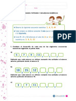 Patrones y Secuancias Numéricas Guía