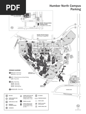 Humber College North Campus Map Humber College - North Campus Map - Toronto, Ontario - Canada | Pdf | Road  Transport | Land Transport