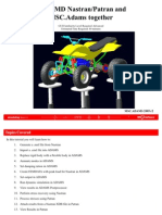 Using MD Nastran&Patran and MSC - Adams Together