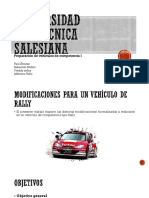 Modificaciones para Un Vehículo de Rally