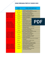 Jadual Bertugas Menjaga Pintu B Tahun 2019: Tarikh Bertugas Hari Nama Guru Bertugas