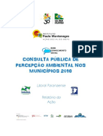 Relatorio Consulta Publica Percepcao Ambiental Parana Brasil 01 2017