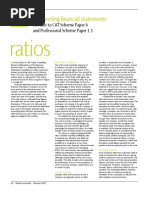 Ratios: Interpreting Financial Statements