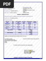 Renewal Premium Receipt: Collecting Branch: E-Mail: Phone 