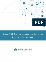Cisco 900 Series Integrated Services Routers Datasheet