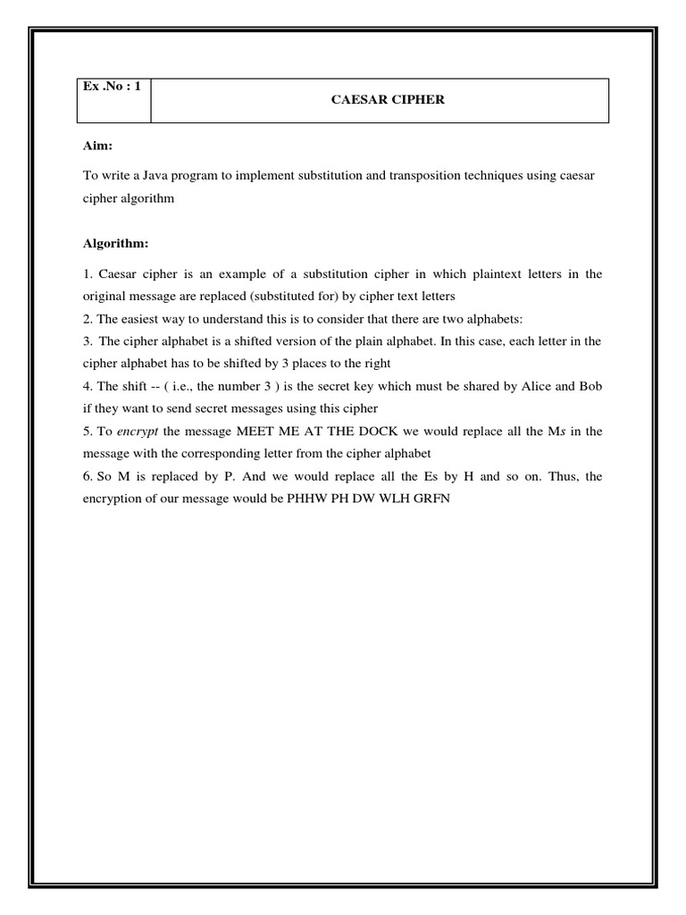Java Implementation of Ciphers | PDF | Cipher | Malware