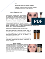Las Mejores Bases de Maquillaje de Farmacia y Profesionales