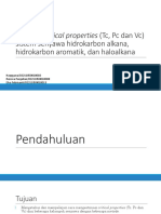 Estimasi Critical Properties (Tc, Pc)