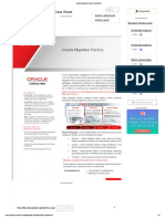 Oracle Migration Factory Data Sheet
