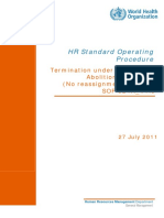 HR Standard Operating Procedure - Termination Under SR 1050.1 PDF