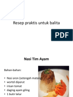 Resep Praktis Untuk Balita