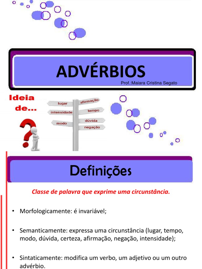 Advérbios 7 Ano | Download grátis PDF | Advérbio | Adjetivo