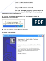 Instalare Huawei E1750 USB Modem