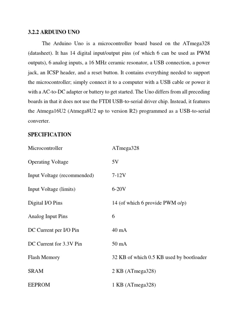3.2.2 Arduino Uno | PDF | Computer Engineering | Computing