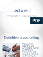 1- Lecture 1 Introduction to Accounting