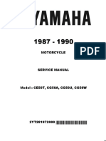 1987-1990 Yamaha Jog Service Manual PDF