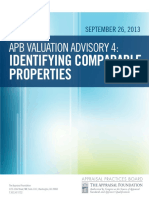 Valuation Advisory 4 Identifying Comparable Properties Upated Final 09262013