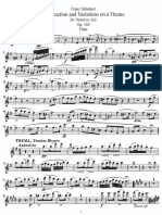 Schubert - Introduzione e Variazioni Per Flauto e Piano