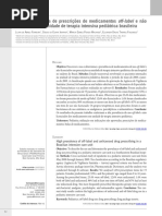 A Alta Prevalência de Prescrições de Medicamentos Off-label e Não