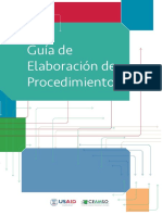 Guía de Elaboracion de Procedimientos