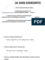 Materi Bunga Dan Diskonto