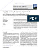 Sustainability Assessment of A Giant Bamboo Plantation in Brazil - Exploring The Influence of Labour, Time and Space-Bonilla2010 PDF