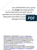 Anthelmintics or Antihelminthics Are A Group