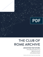 The Club of Rome Archive, Archiving The Future, From Physical Archives To A Digitized Network