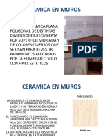 Ceramica en Muros