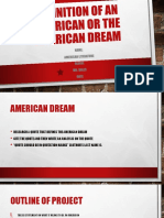 definition of an american or the american dream outline  3 