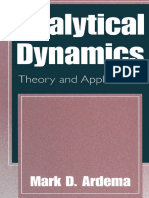 Analytical Dynamics - Ardema PDF