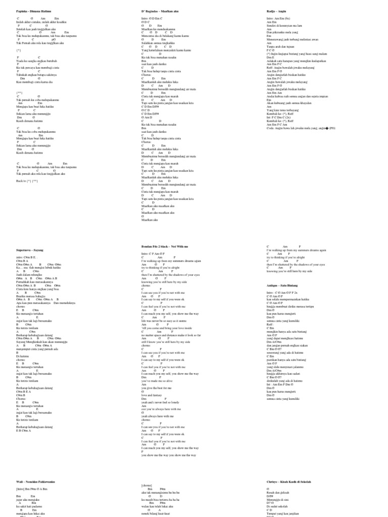 Buku Lirik Lagu Chord 3 Pdf