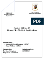 Project 1 (Type C) Group C1 - Medical Applications: - Mahmoud Sayed Zaghlool 1135487 - Omar Mohsen 1135126