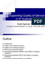 Supporting Quality of Service in IP Multicast Networks