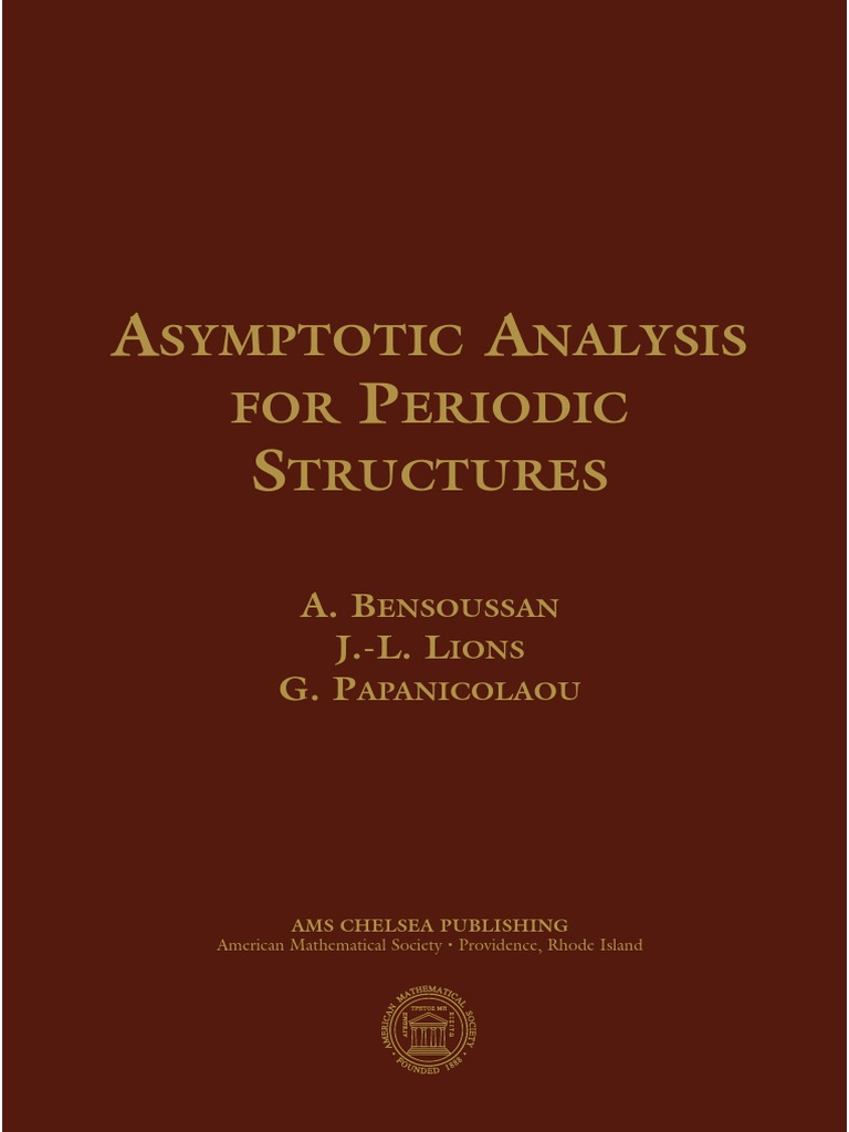 Asymptotic Analysis of Periodic Structures | PDF | Stochastic Process ...