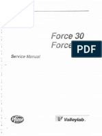 Force 30 Valleylab Manual