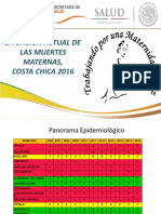 SALUD MATERNA PANORAMA EPIDEMIOLOGICO 2016.pptx