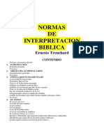 Normas de Interpretacion Biblica