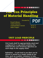 The Ten Principles of Material Handling