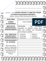 Ei03eo08 Planejamento BNCC o Eu o Outro e Nós