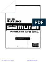 1990 1994SamuraiSupplementaryServiceManual PDF