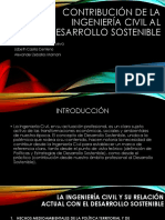 Contribución de La Ingeniería Civil Al Desarrollo Sostenible