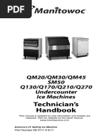 Manitowoc Ice Machine Undercounter - Tech - Handbook